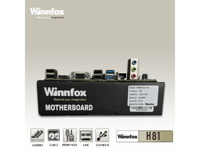 Mainboard Winnfox H81 Chính hãng, Bảo Hành 24 Tháng