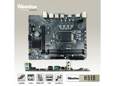 Mainboard Winnfox H510 Chính Hãng, Bảo Hành 24 Tháng