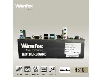 Mainboard Winnfox H310 Chính Hãng, Bảo Hành 24 Tháng